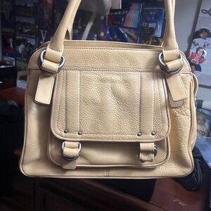 Structured Tan Leather Satchel Handbag . Marc jacobs from 2005. Barely worn